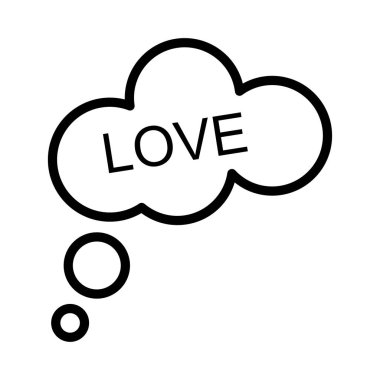 kabarcık ince çizgi vektör simgesi