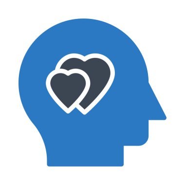 aşk glif renk vektör simge