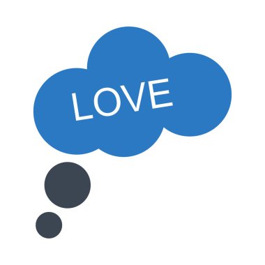 kabarcık glyph renk vektör simgesi