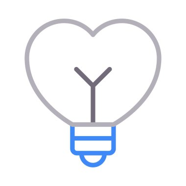 ampul renk çizgisi vektör simgesi