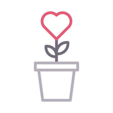 büyüme renk çizgisi vektör simgesi