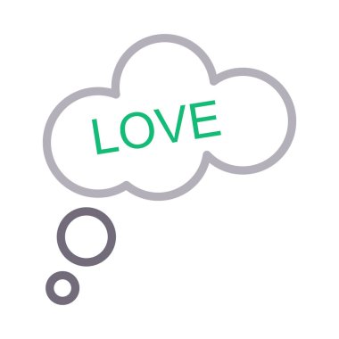 kabarcık renk çizgisi vektör simgesi