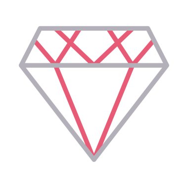 gem renk çizgisi vektör simgesi