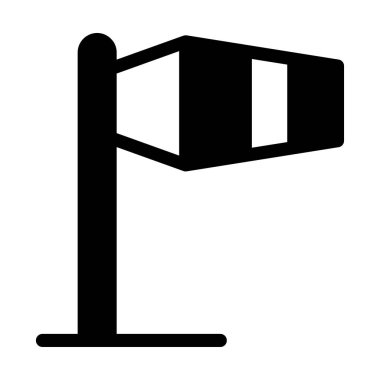 çorap glyph düz vektör simgesi