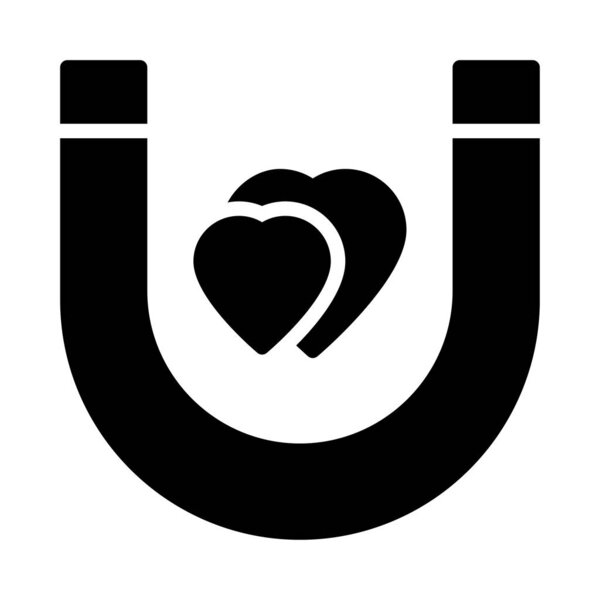 Значок плоского вектора сердца
