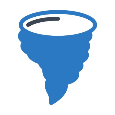 rüzgar glyph renk vektör simgesi