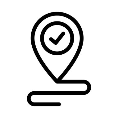 İnce çizgi vektör simge göster