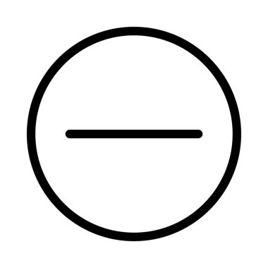 İnce çizgi vektör simgesini Kaldır