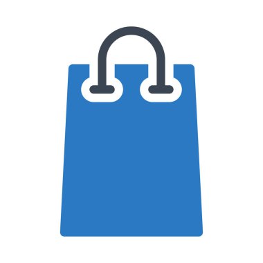 Alışveriş glif renk vektör simgesi