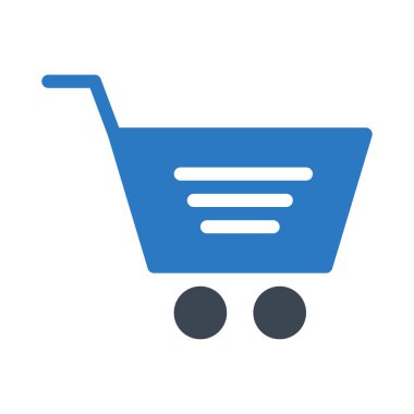 trolley glyph renk vektör simgesi