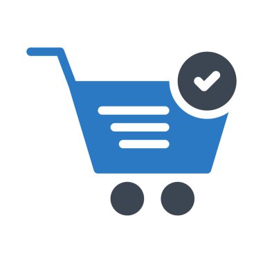 trolley glyph renk vektör simgesi