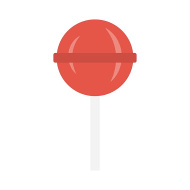 şeker glyph düz vektör simgesi