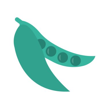 Bitkisel glif düz vektör simge