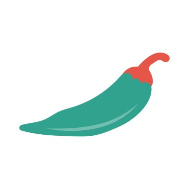 chili glyph düz vektör simgesi