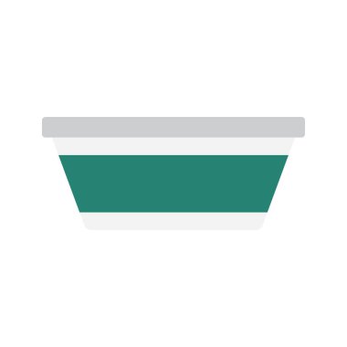 mutfak glyph düz vektör simgesi