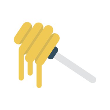 tarak glyph düz vektör simgesi