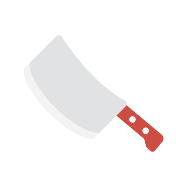 kasap glyph düz vektör simgesi