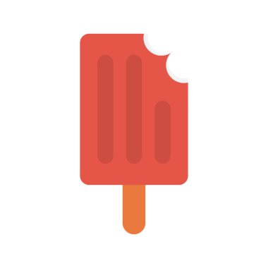 buz krem glif simge vektör