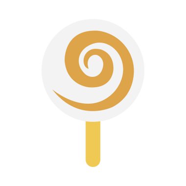 şeker glyph düz vektör simgesi