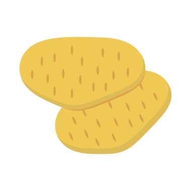 Bitkisel glif düz vektör simge