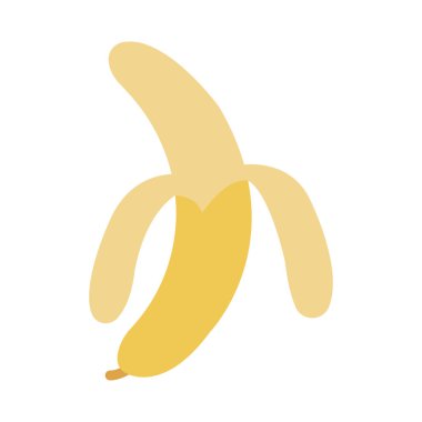 düz meyve glif simge vektör