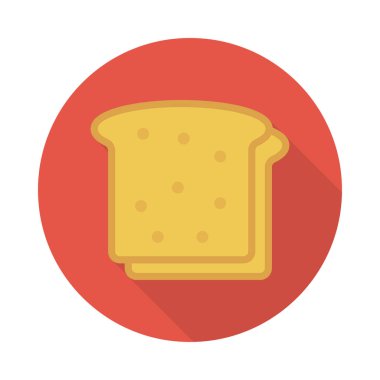 kahvaltı glyph düz vektör simgesi