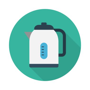 su ısıtıcısı glif düz vektör simge