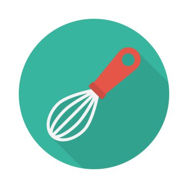 mutfak gereçleri glyph düz vektör simgesi