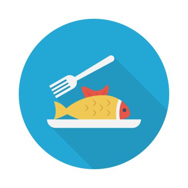 düz glif simge vektör