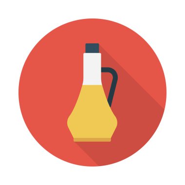 suyu glyph düz vektör simgesi