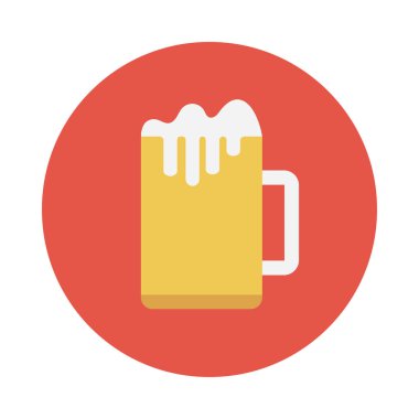 şarap glyph düz vektör simgesi