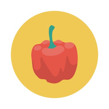 Bitkisel glif düz vektör simge