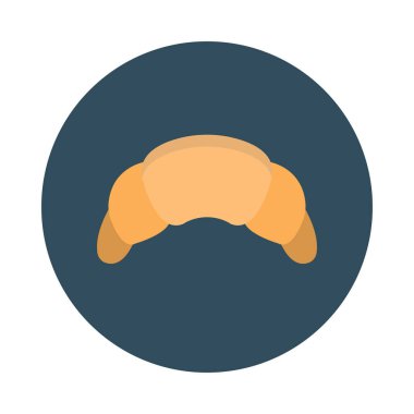 ekmek glyph düz vektör simgesi