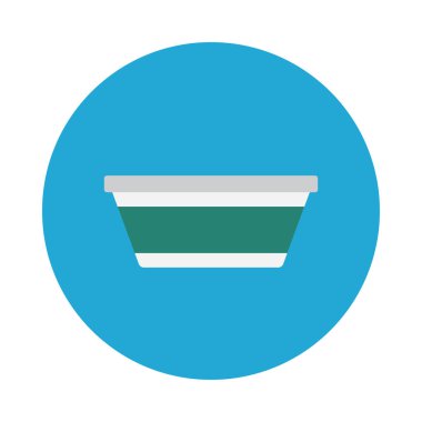 mutfak glyph düz vektör simgesi