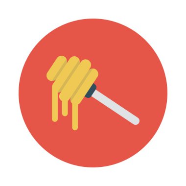 tarak glyph düz vektör simgesi