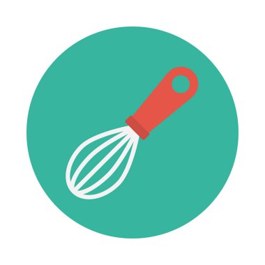 mutfak gereçleri glyph düz vektör simgesi