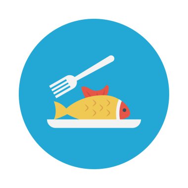 düz glif simge vektör