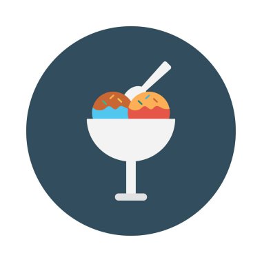 krem glyph düz vektör simgesi