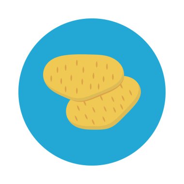 Bitkisel glif düz vektör simge