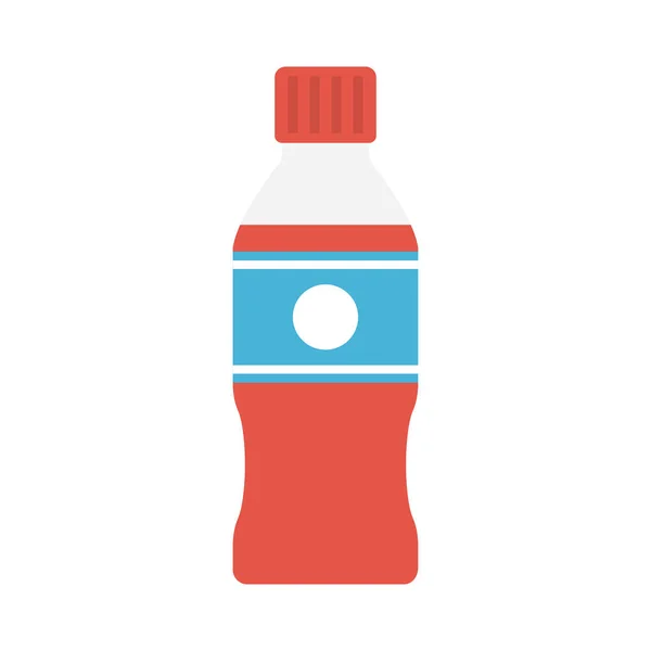 Bottle Glyph Flat Vector Icon — Stock Vector