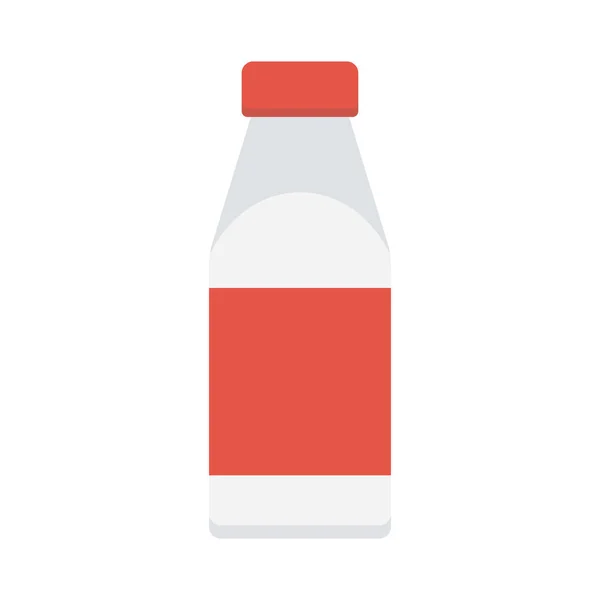 Milk Glyph Flat Vector Icon — Stock Vector