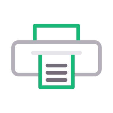 faks renk çizgisi vektör simgesi