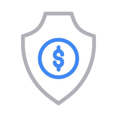 koruma renk çizgi vektör simgesi