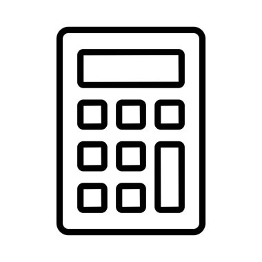 Muhasebe ince çizgi vektör simgesi