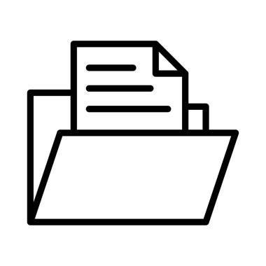 Dizin İnce Satır Vektörü Simgesi