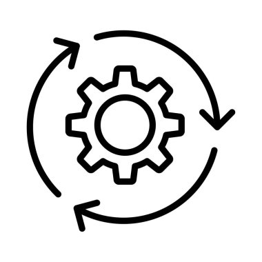 İnce çizgi vektör simge yeniden