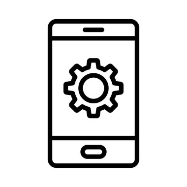 İnce çizgi vektör simge ayarlama