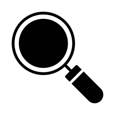 Cam glif düz vektör simge