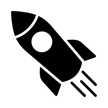 glyph düz vektör simgesini öne