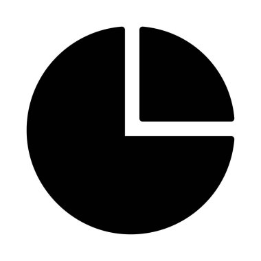 pasta glif düz vektör simge